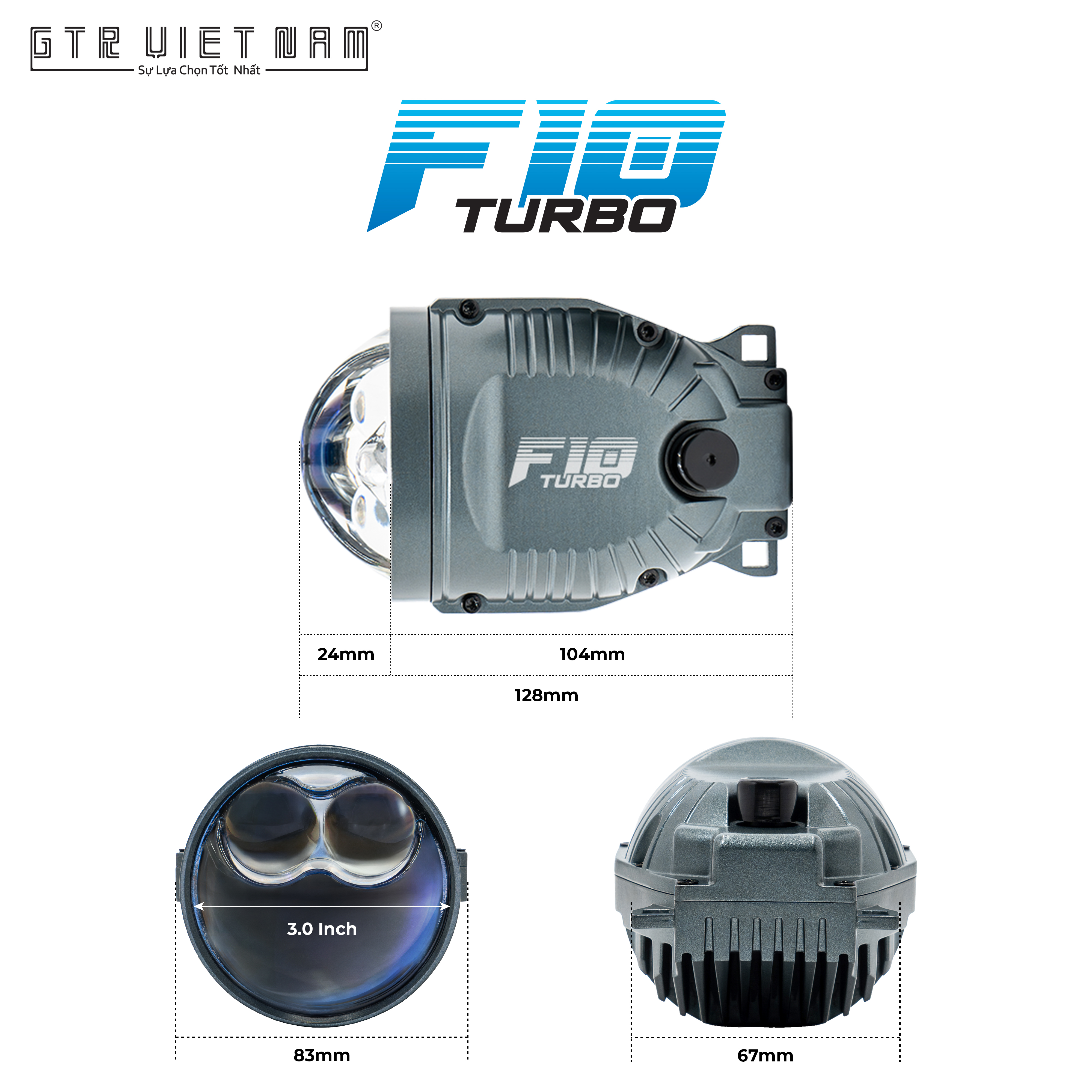 BI GẦM X-LIGHT F10 TURBO